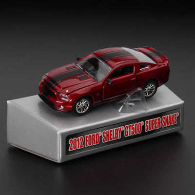 SHELBY 1/64 Ford GT500 2012款福特野马跑车合金模型 红色