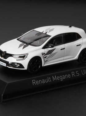 Norev1/43雷诺Renault Megane R.S 2023款白色合金模型不可开门
