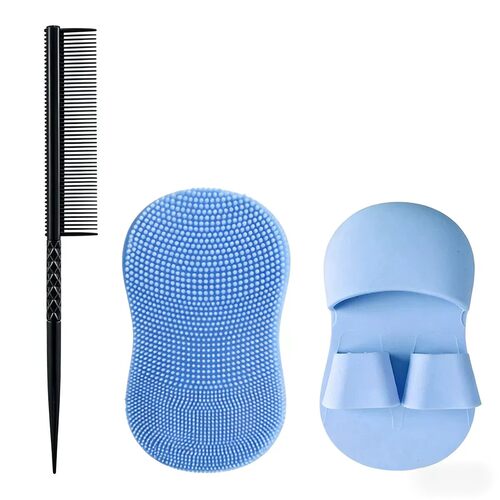 【赠品】染序一次性彩染泥染发工具密齿梳QQ扑