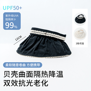 【15年老店】帽子女花边爱心百搭显脸小透气空顶大帽檐遮阳贝壳帽