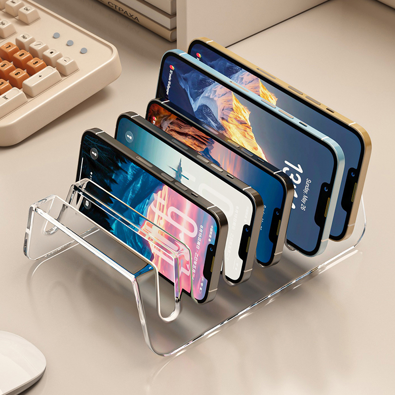手机平板收纳多格多卡槽置物架