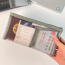 护照收纳包登机牌签证零钱一体便携随身包旅游必备卡包证件保护套