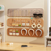 首饰展示架壁挂毛毡板墙面装 饰耳环钉手饰品置物神器项链收纳挂架