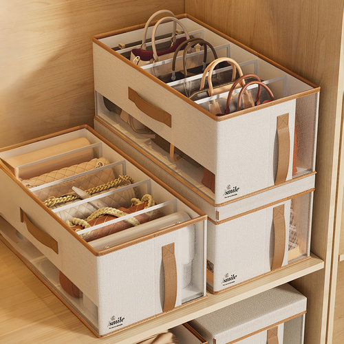 包包收纳神器分隔放包包置物架