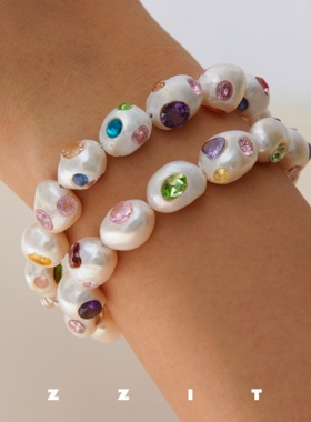 原创手工手链淡水珍珠