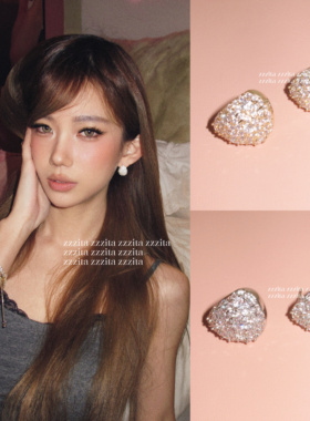 ZZZITA 下颌角魔法·Lexi capture～百搭简约闪钻水滴耳环