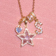 ZZZITA 幸运许愿星·Wish Star～定制字母闪钻五角星爱心设计项链