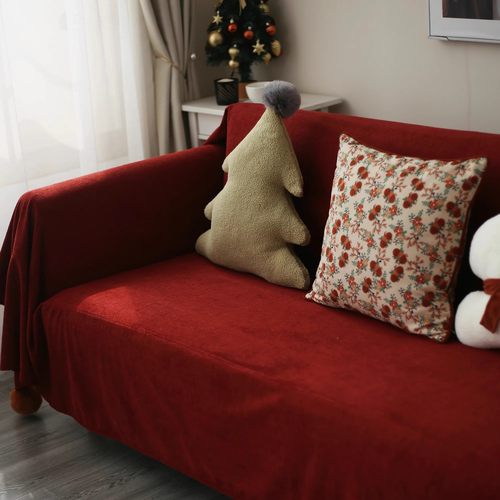 网红安可拉红2024秋冬时髦色厚可可绒锁温舒