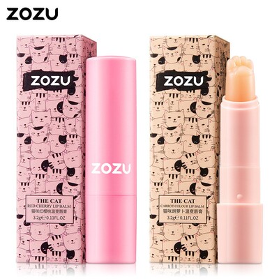 zozu猫爪胡萝卜唇膏温变提靓