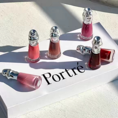 姜敏京同款韩国Portre琉璃唇蜜新款小样水光唇釉唇彩珊瑚粉