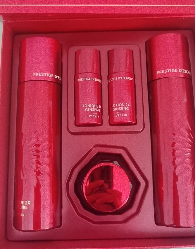 韩国it's skin 伊思 红参水乳套盒