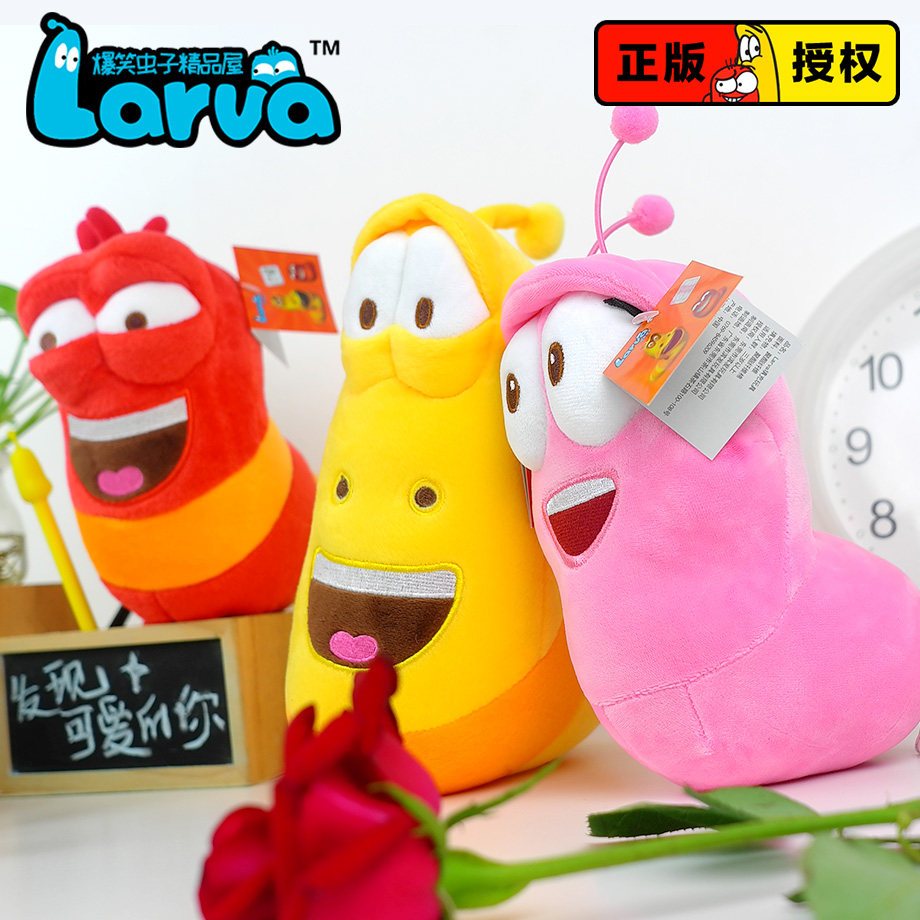 Larva毛绒毛毛虫PP棉减压好心情