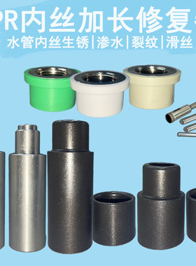 ppr内丝修理更换工具开裂4分20内牙修补器水管热熔器取丝修复器2