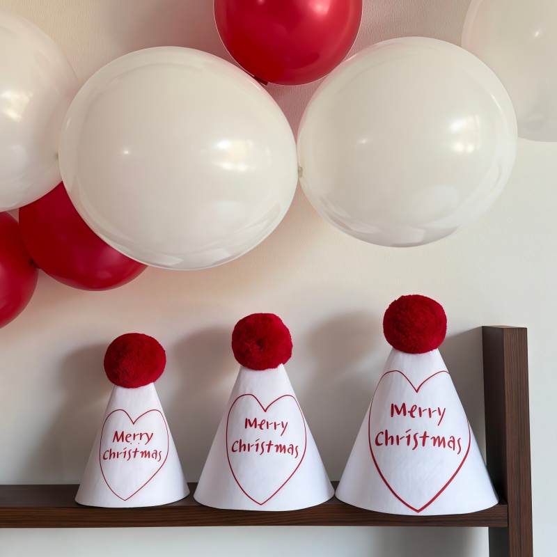 2026新爱心圣诞帽韩国ins装扮