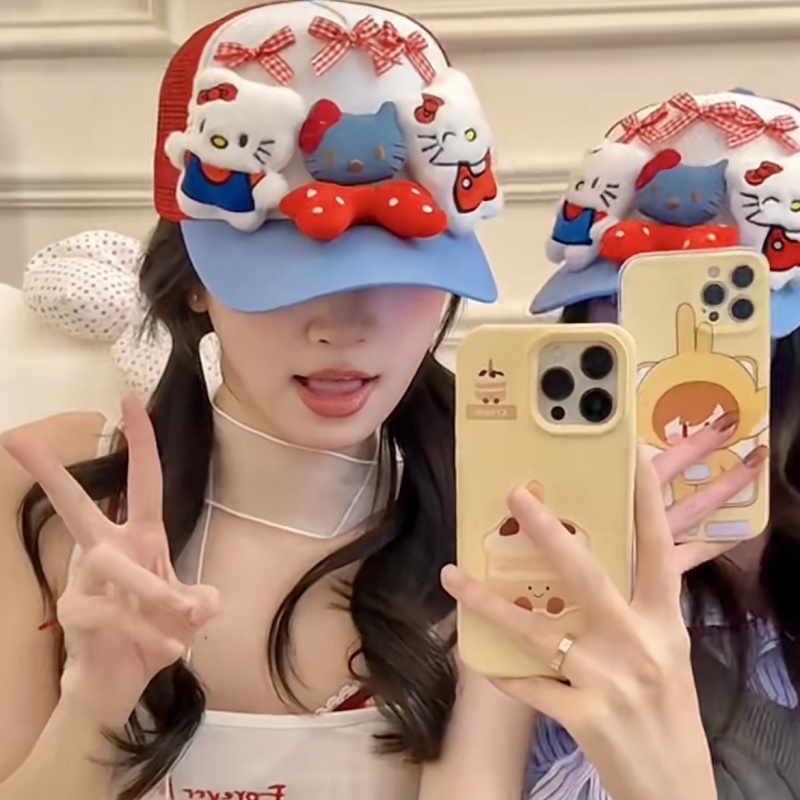 大HelloKitty玩偶棒球帽