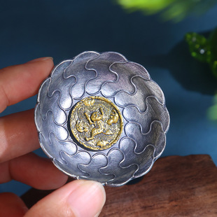 陕西博物馆文创西安历史博物馆银碗海兽碗冰箱贴旅行伴手礼冰箱贴