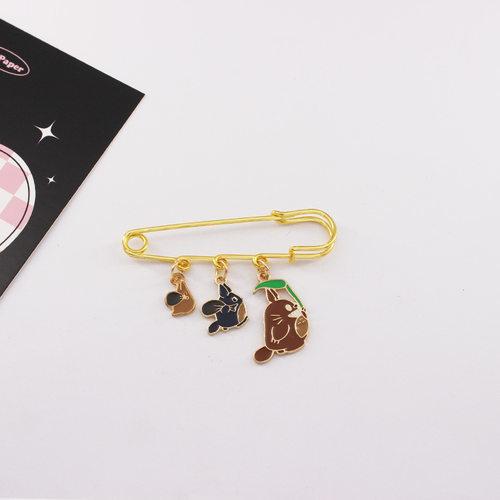 卡通宫崎骏动漫合金胸针