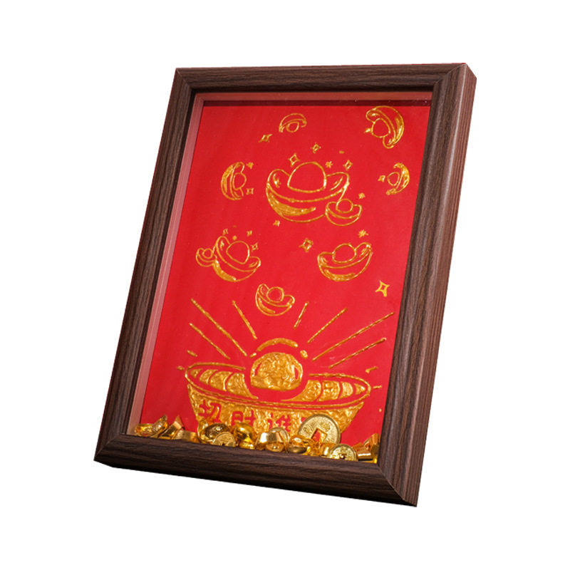 元旦新年手绘相框diy材料包活动相框装饰画春节礼物社区暖场礼品,节庆用品/礼品,节日装扮用品,淘宝优惠券,粉丝福利购,淘宝优惠卷