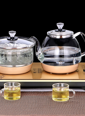 37X23全自动上水电磁炉茶具配件烧水壶玻璃茶壶套装家用冲泡茶器