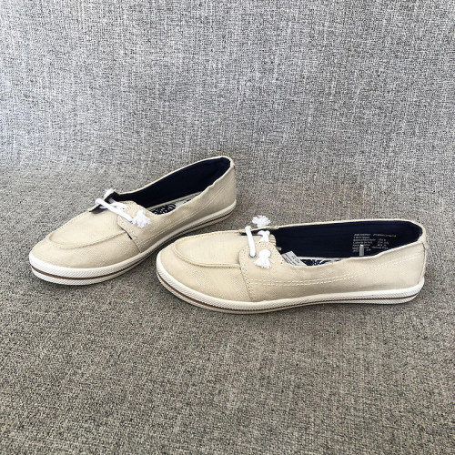 外贸休闲鞋平跟套脚软底