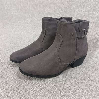 外贸粗跟切尔西靴大码女靴子短靴时装靴T2217瑕疵清仓