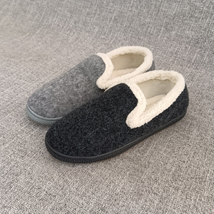 垫舒适包子鞋 女鞋 豆豆鞋 大码 F4262 室内防滑休闲棉鞋 外贸记忆棉鞋