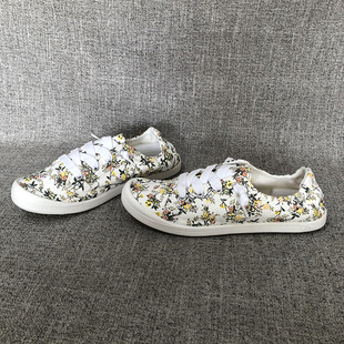 大码 外贸新款 休闲舒适平跟帆布鞋 套脚懒人鞋 F1023 女鞋