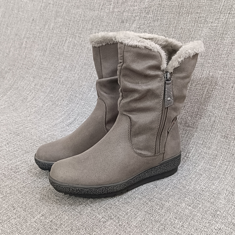 外贸2023休闲短靴加绒时装靴保暖