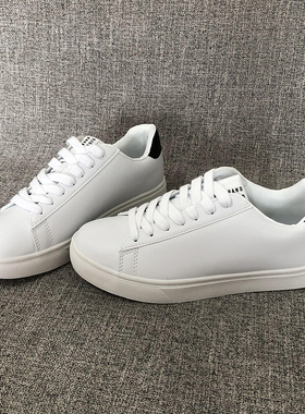 外贸四季休闲系带低帮板鞋运动鞋大码小白鞋女Q5624瑕疵清仓