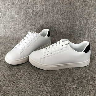 外贸四季休闲系带低帮板鞋运动鞋大码小白鞋女Q5624瑕疵清仓