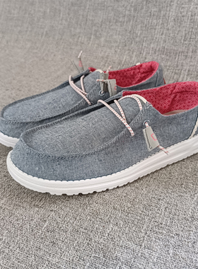 外贸新款百搭懒人鞋休闲大码女鞋轻便布鞋套脚 T2910