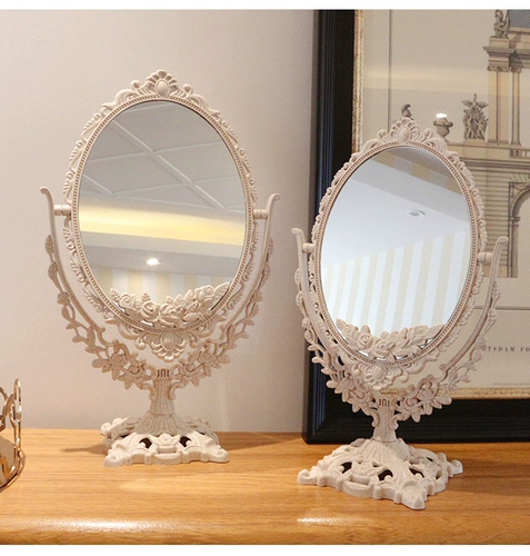 Двойное зеркало для макияжа настольное зеркало