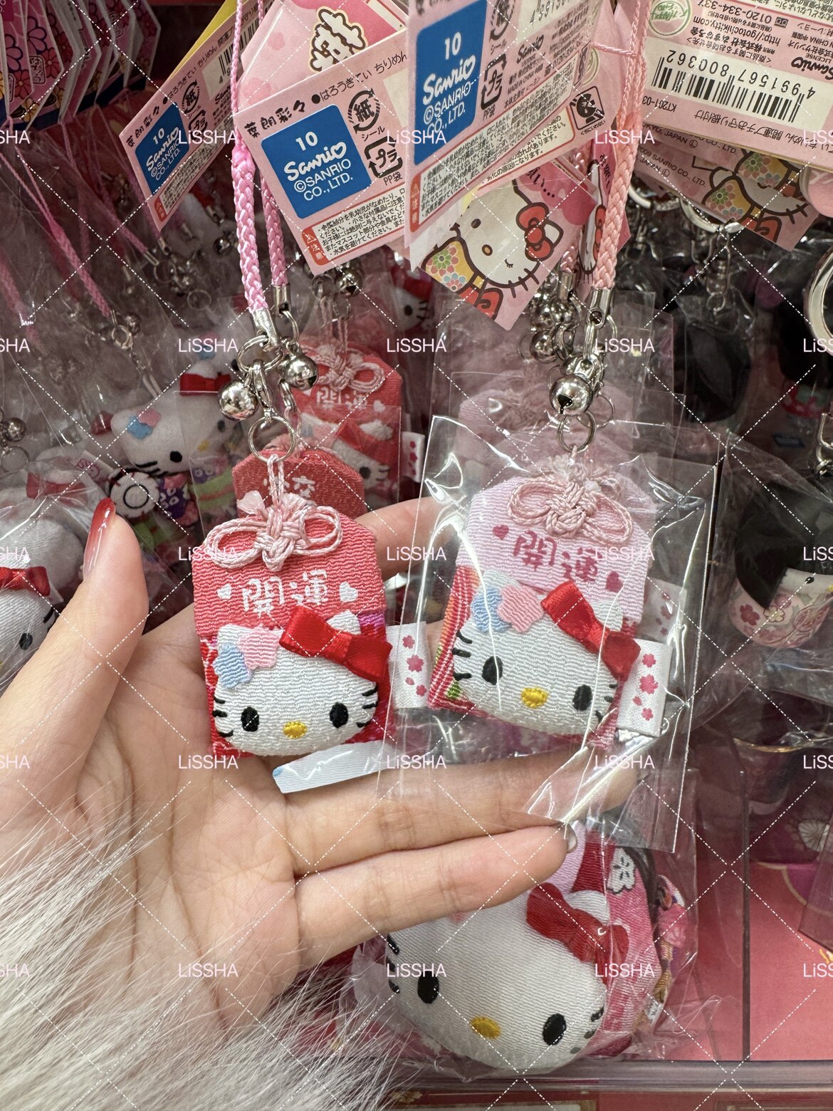 国内现货｜日本正品三丽鸥Hellokitty凯蒂猫恋爱御守 交通御守