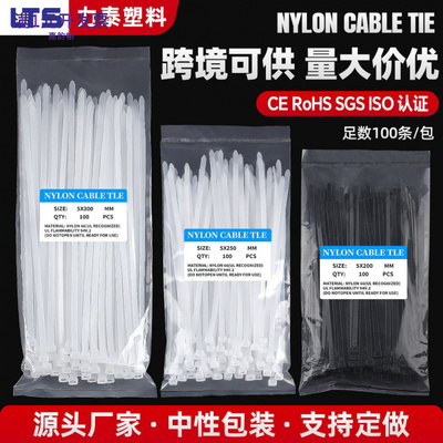 100条批发nyloncableties外贸直