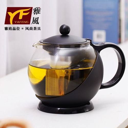 耐热玻璃茶壶雅风玻璃泡茶壶
