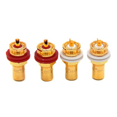 美国CMC816-U纯铜镀金RCA升级