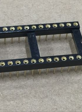 全新镀金 IC28P DIP 插 圆脚座 镀金座 IC-28P