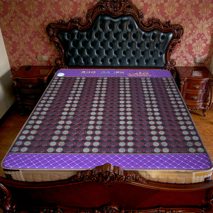 加热玉石锗石托玛琳双温双控电加热温控磁疗保健理疗远红外床垫