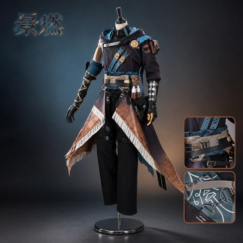 白鹿团子景燃cos服鸣潮景燃cosplay鸣潮游戏二次元cos景燃扮演服