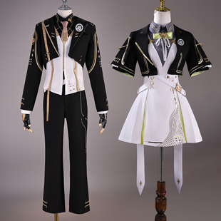 白鹿团子漂泊者Cos服鸣潮漂泊者校服cosplay男女漂校服