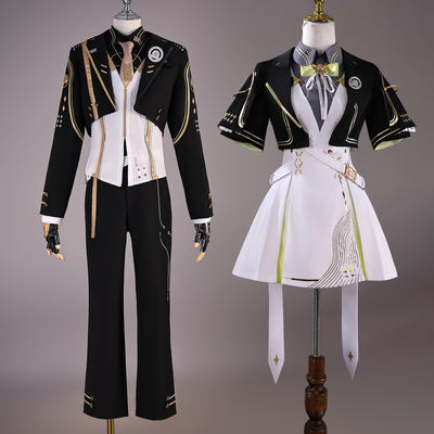 白鹿团子漂泊者Cos服鸣潮漂泊者校服cosplay男女漂校服