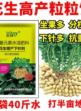 花生分杈下针剂多下针花多增白膨果花生高产增产窝窝多必用叶面肥