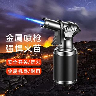 新款金属高温喷枪焊枪直冲气体打火机厨房户外烘焙点艾灸雪茄耐用