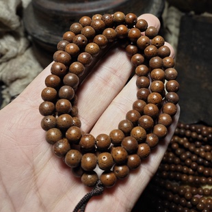 「墨白」福利十八年老籽星月菩提108手串