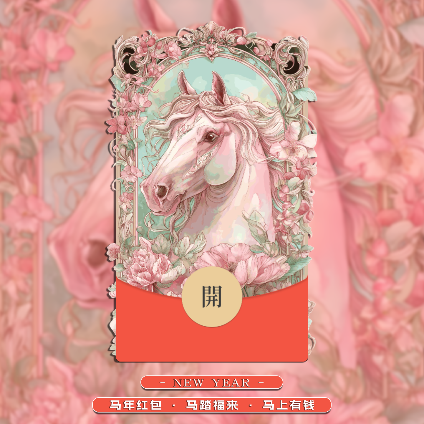 微信红包封面2026红包封面动态马年微信红包封面春节拜年精致细腻