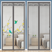 防蚊门帘夏天家用磁吸纱门纱窗自粘免打孔磁性纱帘蚊帐防蝇魔术贴