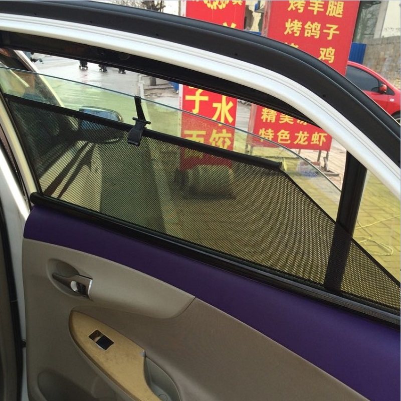 定制奥迪自动伸缩升降汽车窗帘
