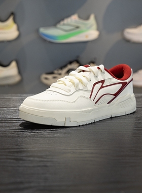 李宁COMMON 80s板鞋男子2026春季新款舒适软弹经典休闲鞋AGCW013