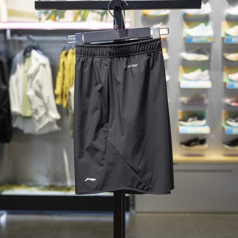 李宁女子冰感舒适防晒运动短裤