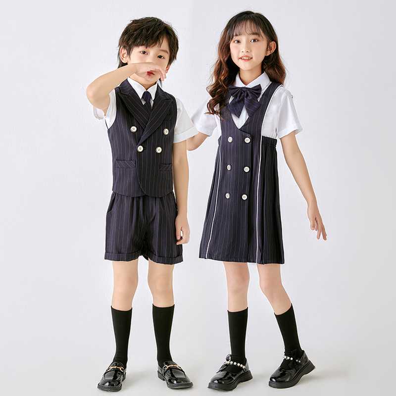 六一儿童演出服夏季服装小学生校服幼儿园园服套装班服英伦风童装